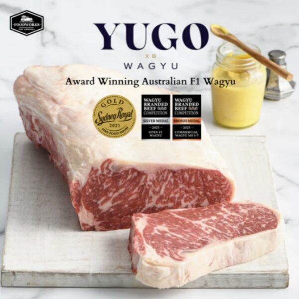 Yugo Wagyu Beef Striploin MB 8-9